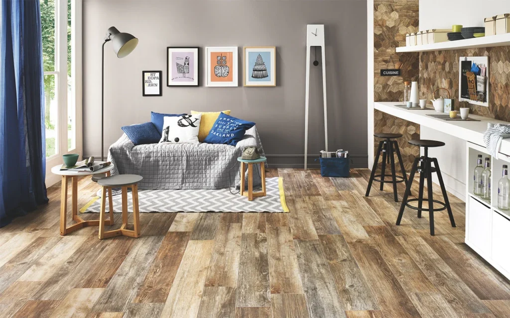 carrelage effet parquet